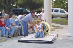 Homemade hovercraft photo